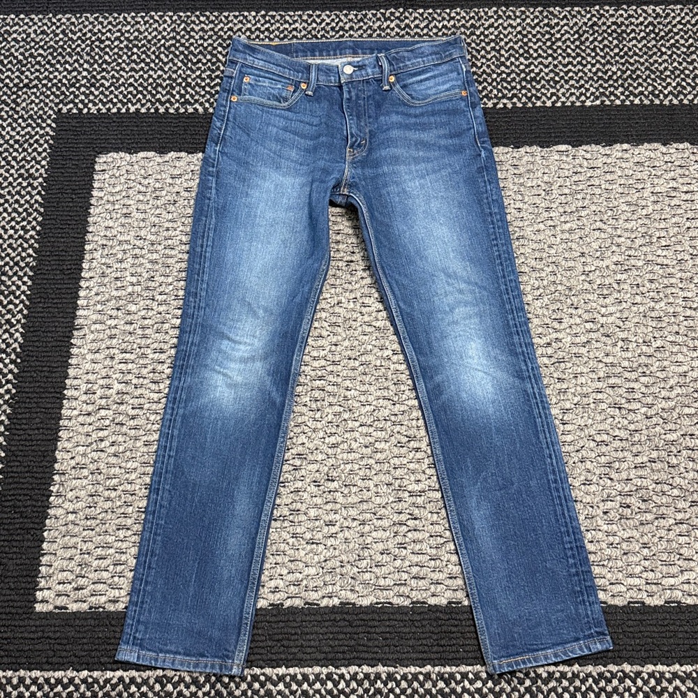 Levi's 511 Denim Jeans 2 Lot Men’s Sz 32 Classic Casual Straight Leg Preppy - Picture 8 of 12